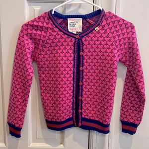 Mim-Pi girls cardigan size EU 128 US 8 like new